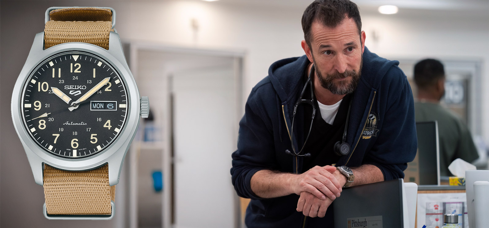 Watch worn by Noah Wyle in The Pitt