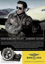 John Travolta in a 2006 ad for Breitling Navitimer. Photographed by Patricia von