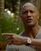 It looks like Dwayne Johnson is wearing Breitling Transocean Chronograph watch in the HBO tv series Ballers.