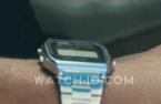 The details front of this Casio watch can just be spotted in this image, showing