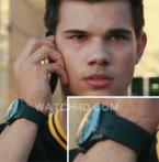 In the movie Abduction, Taylor Lautner, who plays the main character, wears a Ha