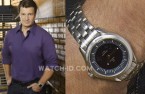 A rare Omega Seamaster 120m watch on a promotional photo for Castle