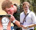 Prince Harry wearing a Rolex Esplorer II watch