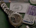 Close up of the TAG Heuer Link Chronograph in the movie The Bourne Identity