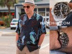 Robert De Niro wears a Tag Heuer Aquaracer 500m Ceramic in Dirty Grandpa