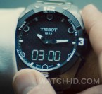 Simon Pegg wears a Tissot T-Touch Expert Solar watch in Mission Impossible 5 - Rogue Nation.