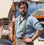 Henry Cavill wears an antique field watch in The Ministry of Ungentlemanly Warfare.