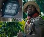 Kevin Hart wears a Casio AE1200WH-1A watch in Jumanji: Welcome to the Jungle.