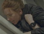 Florence Pugh as Black Widow wears a Casio G-Shock DW5600BB in Black Widow.