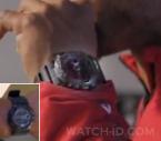 Neal Maddox' Casio G-Shock GD100-1B can just be spotted in the promotional video