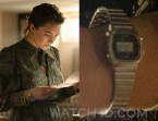 Florence Pugh wears a Casio LA670WA-1 digital watch in the 2023 movie A Good Person.