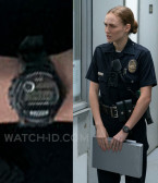 Madison Lintz wears a Casio W87H-1V digital sports watch in Bosch: Legacy.