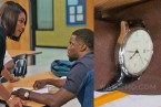 Kevin Hart wears a classic analog watch in the 2018 comedy film Night School.