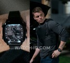 Gabriel Basso wears a Fossil Retro Analogue-Digital Black Stainless Steel Watch in the Netflix series The Night Agent.