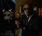 Yahya Abdul Mateen II as Morpheus wears a Hamilton Intra-Matic Auto Chrono watch in The Matrix Resurrections.