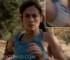 Jennifer Lopez wears a Nike+ Sport Watch GPS Powered by TomTom while running in the movie The Boy Next Door