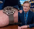 The Omega Seamaster watch is Conan's own as he was spotted wearing it on several occassions including during a meeting with President Biden.