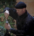 Jason Statham wears a Panerai Submersible Carbotech PAM01616 in Guy Ritchie's Operation Fortune.