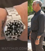Titus Welliver as Bosch wears a Rolex Submariner watch in the series Bosch. Pictured here: Season 7 Episode 3.