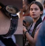 Cailee Spaeny wears a Timex Expedition watch in the 2024 movie Civil War.