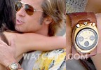 Brad Pitt wears a vintage gold Citizen 8110 Bullhead watch in Once Upon A Time In Hollywood.