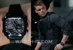 Gabriel Basso wears a Fossil Retro Analogue-Digital Black Stainless Steel Watch in the Netflix series The Night Agent.