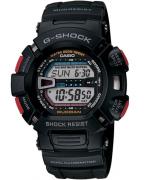 Casio G-Shock G9000-1V Mudman, with matte black case and red buttons