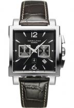 Hamilton Jazzmaster Square Chronograph with black dial, model number H32666535