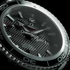 The Limited Edition features a textured black dial plus a fine Quantum of Solace