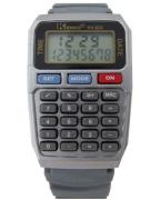 A grey Kenko KK628 calculator watch