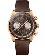 Omega Speedmaster Chronoscope Co-Axial Master, Bronze Gold case, Brown Leather Strap, ref. O32992435110001