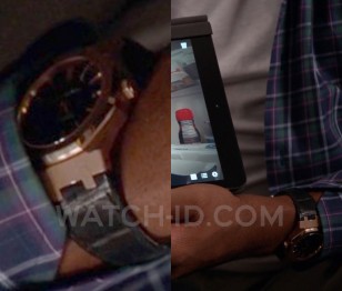 Anthony Anderson wears an Audemars Piguet Black Oak Automatic 15400 watch in season 1 episode 6 of Black-ish.