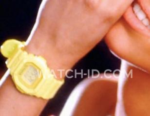 Lady Gaga wearing the Casio Baby-G BG5602-9 in the music video Eh Eh