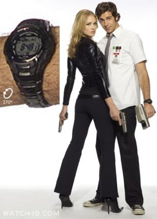 Zachary Levi wears a Casio G-Shock MTG910DA-1V on this promotional photo for the