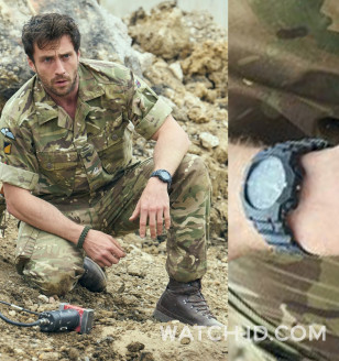 Aaron Taylor-Johnson wears a Casio G-Shock GA-B001-1A watch in the movie Fuze.
