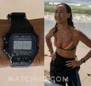 Maggie Q wears a Casio F105W-1A watch in episode 1 of the series Ballard.