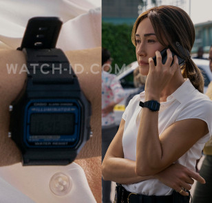 Maggie Q wears a Casio F105W-1A watch in episode 2 of the series Ballard.