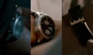 The only sightings of the second watch. Two white subdials on a dark dial and a 