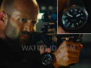 Jason Statham wears a IWC Aquatimer Automatic 2000 IW358002 in Mechanic: Resurrection.