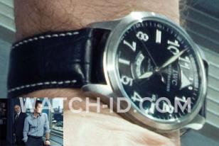 In Rubicon, James Badge Dale wears an IWC Spitfire UTC with black dial and black