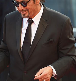 Al Pacino walks down the red carpet at the Venice Film Festival premiere with a Jaeger-LeCoultre Master Ultra Thin Réserve de Marche watch on his wrist