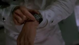 An Omega Speedmaster with velcro band in Apollo 13