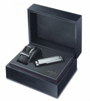 The special Oris presentation box includes a mini Hohner Marine Band harmonica –