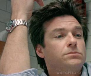 Jason Bateman with the Rolex GMT Master II on his right wrist in the movie The S