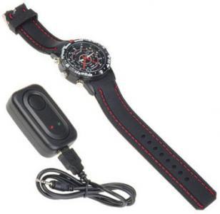 Spy Watch with Hidden Camera and Microphone Video Recorder, and the USB connecto