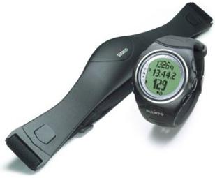 This Suunto comes with a heart rate monitor transmitter belt