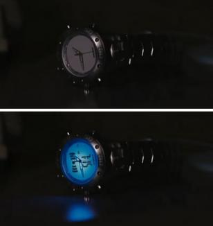 The Timex Ironman Dual Tech watch in the movie Stranger Than Fiction lights up w