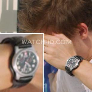 McCaleb Burnett wears a Wenger Field Classic Chrono in the movie Immigration Tan
