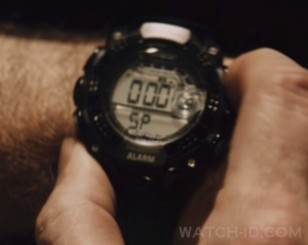 The Armitron watch get's a good close-up shot in the film which made it relatively easy to identify