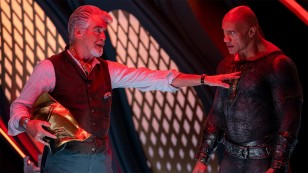Pierce Brosnan as Kent Nelson / Doctor Fate and Dwayne Johnson as Teth-Adam / Black Adam.